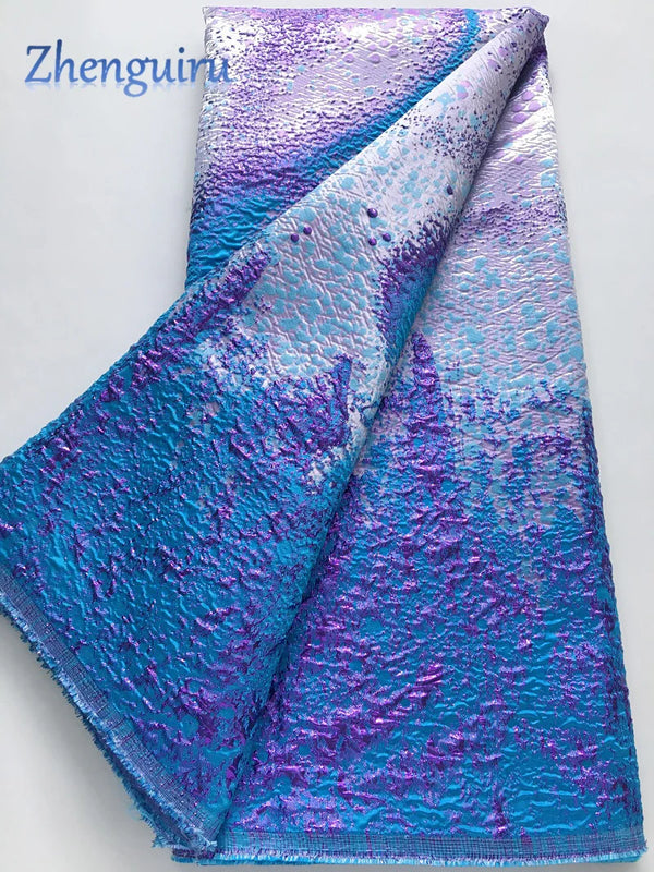 Cocoa Yacht Club Nigerian Jacquard Fabric