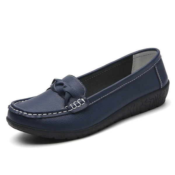 Cocoa Yacht Club Wedge Leather Shoes