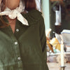 Cocoa Yacht Club Girls Pleated Ruffle Shirt