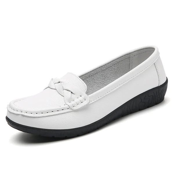 Cocoa Yacht Club Wedge Leather Shoes