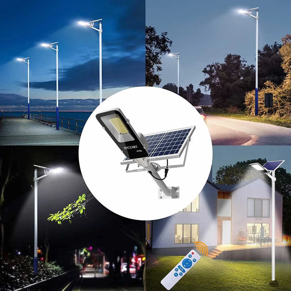 Cocoa Yacht Club 200W Waterproof Automatic Dusk to Dawn Solar Light