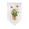 Cocoa Yacht Club Short Curtain Kitchen Triangle Flag Printed Half-Curtain