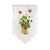 Cocoa Yacht Club Short Curtain Kitchen Triangle Flag Printed Half-Curtain