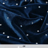 Cocoa Yacht Club Elastic Velvet Knitted Fabric