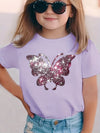 Cocoa Yacht Club Butterfly Glitter Tee