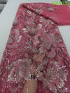 Cocoa Yacht Club African Beaded Lace Fabric