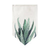 Cocoa Yacht Club Triangle Flag Kitchen Plant Pattern Short Curtain