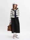 Cocoa Yacht Club Shawl & Striped Sweater