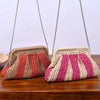 Cocoa Yacht Club Straw Clutch Handmade Handbag