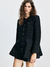 Black Tweed Coat