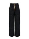 Cocoa Yacht Club Vintage Gold Button Denim Shirt & Jeans