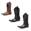 Cocoa Yacht Club Leather Cowboy Boots