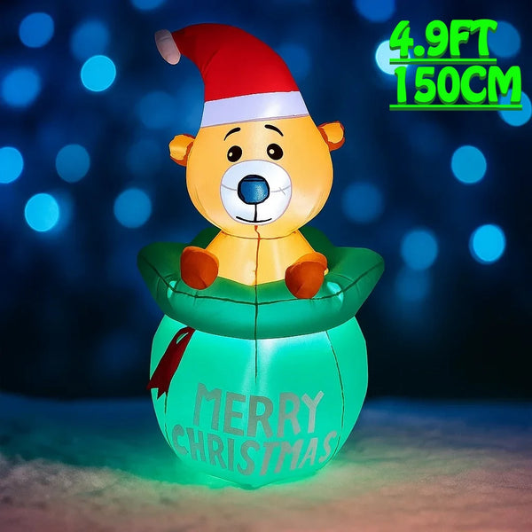 4.9FT Inflatable Christmas Bear