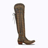 Cocoa Yacht Club American Retro Leather Western Boots