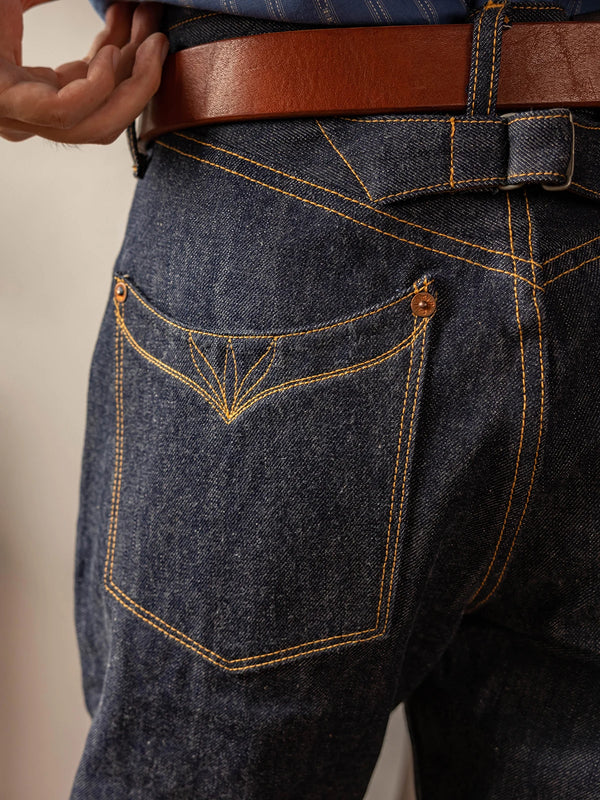 Cocoa Yacht Club Buckle Denim Pants
