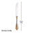 Cocoa Yacht Club Vintage Western Luxury Gold Plated Cutlery Set