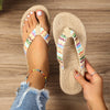 Cocoa Yacht Club Braided Chevron Flip Flops