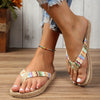 Cocoa Yacht Club Braided Chevron Flip Flops