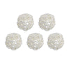 5Pcs 5cm Yellow Gray White Wicker DIY Rattan Ball Wedding Christening Baby Shower Wicker Balls Nursery Party Decoration