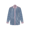 Cocoa Yacht Club Sequin & Denim Shirt & Pants Sets