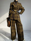 Cocoa Yacht Club Plaid Lemongrass Pants