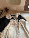Cocoa Yacht Club Peter Pan Lace Collar Top