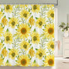 Cocoa Yacht Club Flowers Butterfly Pattern Shower Curtains