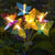 Cocoa Yacht Club Butterfly Solar Garden Lights Outdoor Swaying 6LED