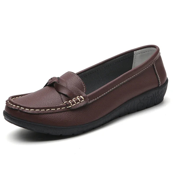 Cocoa Yacht Club Wedge Leather Shoes