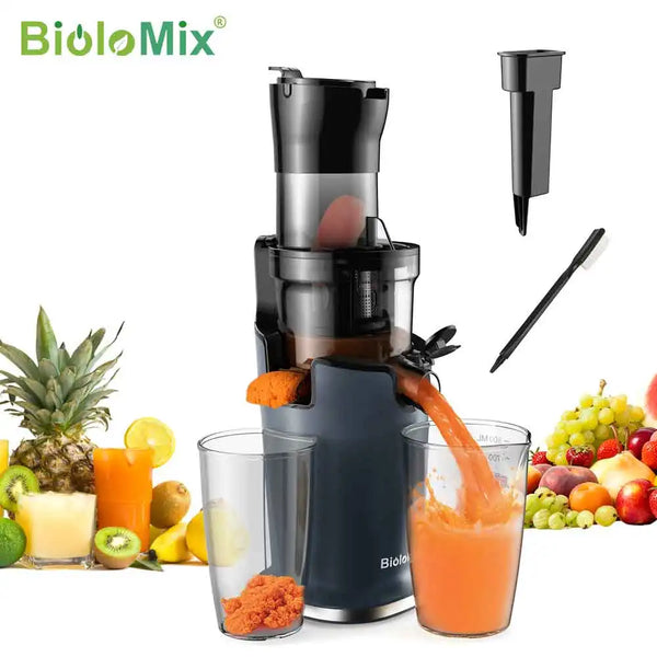 BioloMix Cold Press Juicer with 78mm Feed Chute