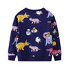 Cocoa Yacht Club Cartoon Dinosaurs Sweatshirt