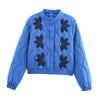 Cocoa Yacht Club Quilted Flower Jacket