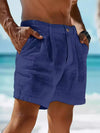 Cocoa Yacht Club Cotton Linen Shorts