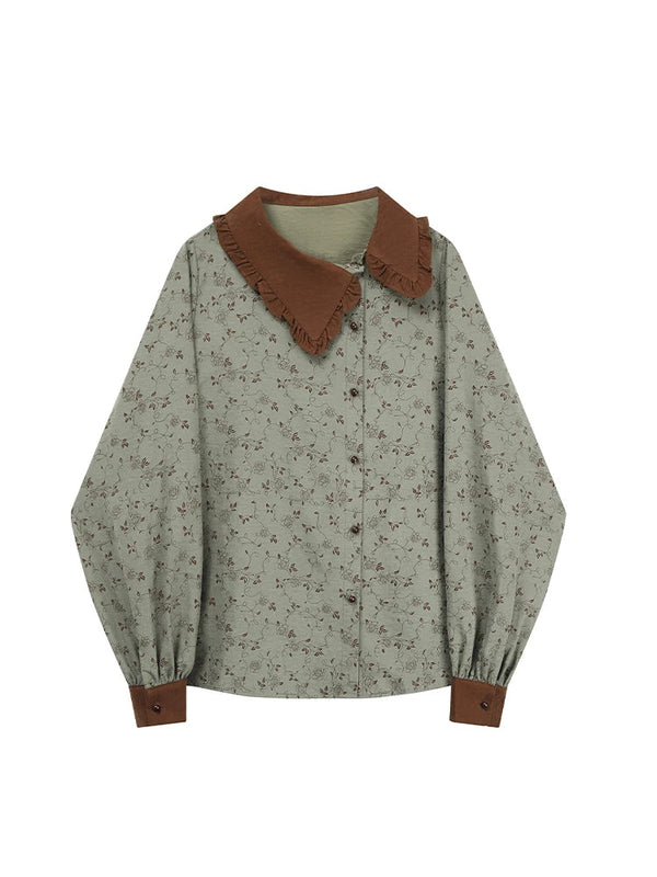 Cocoa Yacht Club Autumn Floral Blouse