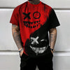 Cocoa Yacht Club Red & Black Spliced T-Shirt