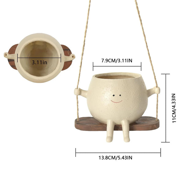 Cocoa Yacht Club Happy Couple Planter Swing