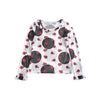 Cocoa Yacht Club Red Flower & Black Polka Dot T-Shirt