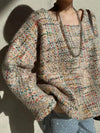 Tweed Knit Jacket