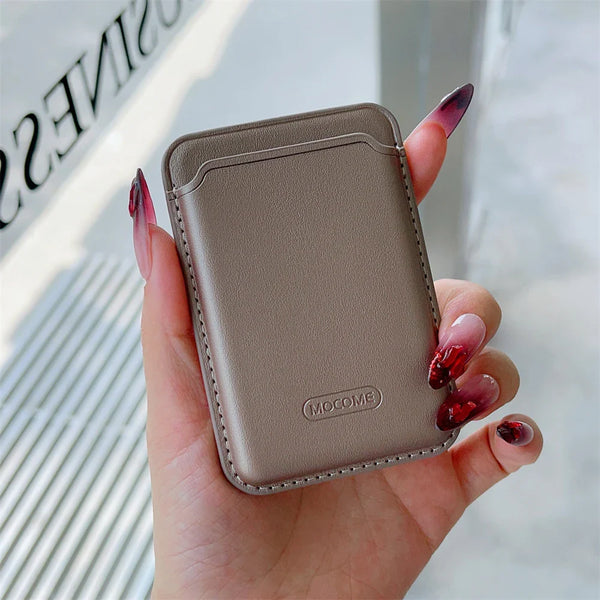 MagSafe Leather Wallet Card Holder for iPhoneGalaxy