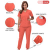 Nurse Uniforms V-neck Scrub Sets Surgical Workwear