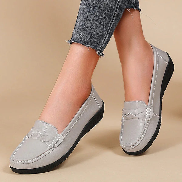 Cocoa Yacht Club Wedge Leather Shoes