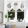 Cocoa Yacht Club Short Curtain Kitchen Triangle Flag Printed Half-Curtain