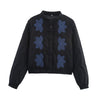 Cocoa Yacht Club Quilted Flower Jacket
