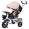 4 in 1 Folding Kids Trike Sit & Lying Toddler Stroller with Large Canopy