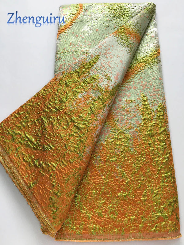 Cocoa Yacht Club Nigerian Jacquard Fabric