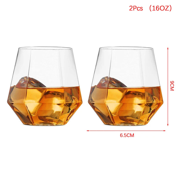 Cocoa Yacht Club 2/4Pcs New 16OZ 480ML Unbreakable Wine Glasses