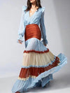 Cocoa Yacht Club Ruffle Tiered Maxi Dress
