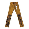 American Palm Tree Vintage Wash Denim Jeans