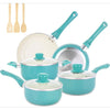 Cocoa Yacht Club 11 piece Non Stick Cookware Set