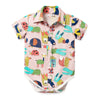 Cocoa Yacht Club Boys Romper with Bow Tie